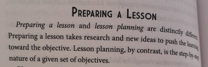 1 - Preparing a Lesson - page 16