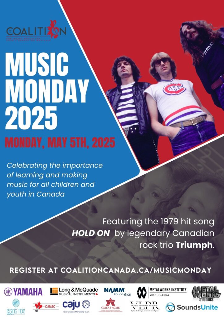 Music Monday 2025
Monday, May 5th, 2025
Featuring the 1979 hit song HOLD ON by legendary Canadian rock trio Triumph